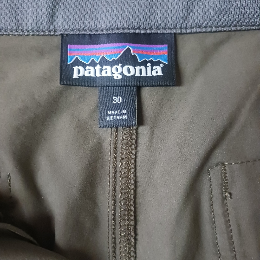 Patagonia Olive Green Outdoor Shorts - Picture 5 of 5